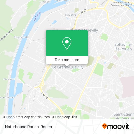 Naturhouse Rouen map