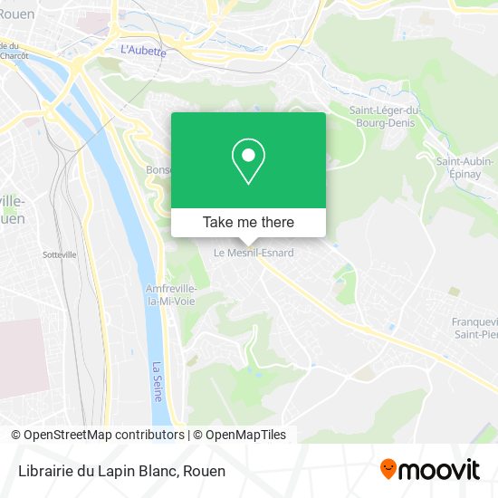 Mapa Librairie du Lapin Blanc