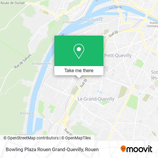 Bowling Plaza Rouen Grand-Quevilly map