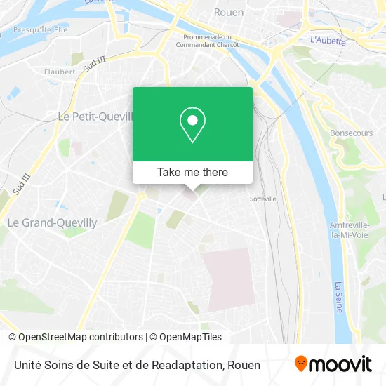 Unité Soins de Suite et de Readaptation map