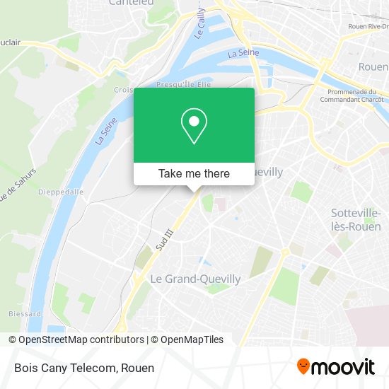 Bois Cany Telecom map