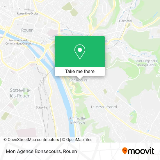 Mon Agence Bonsecours map