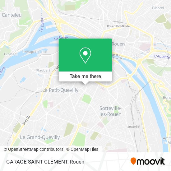 GARAGE SAINT CLÉMENT map