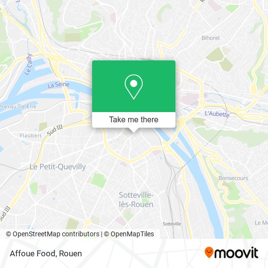 Affoue Food map