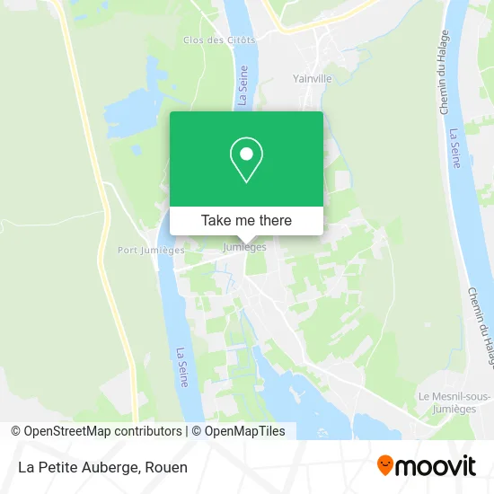 La Petite Auberge map