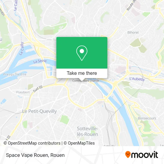 Space Vape Rouen map