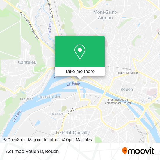 Mapa Actimac Rouen D