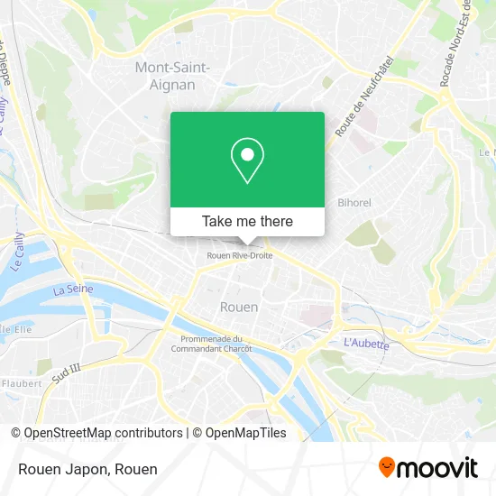 Rouen Japon map
