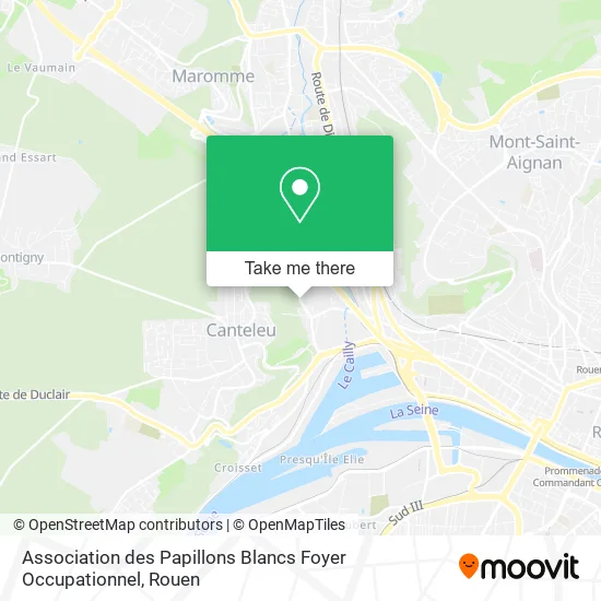 Association des Papillons Blancs Foyer Occupationnel map