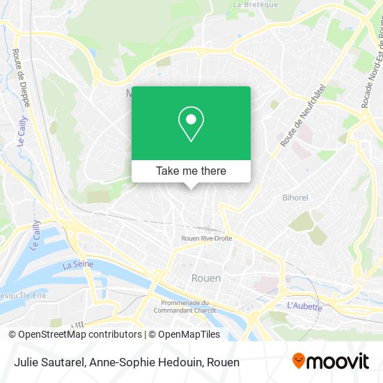 Julie Sautarel, Anne-Sophie Hedouin map