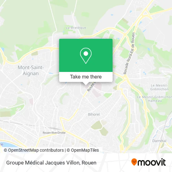 Groupe Médical Jacques Villon map