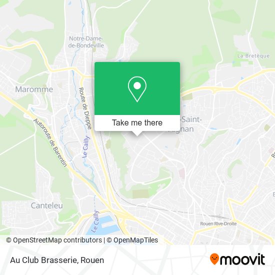 Au Club Brasserie map