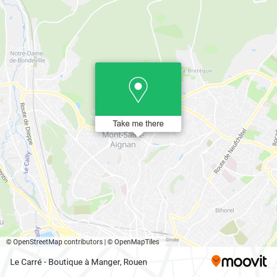 Le Carré - Boutique à Manger map