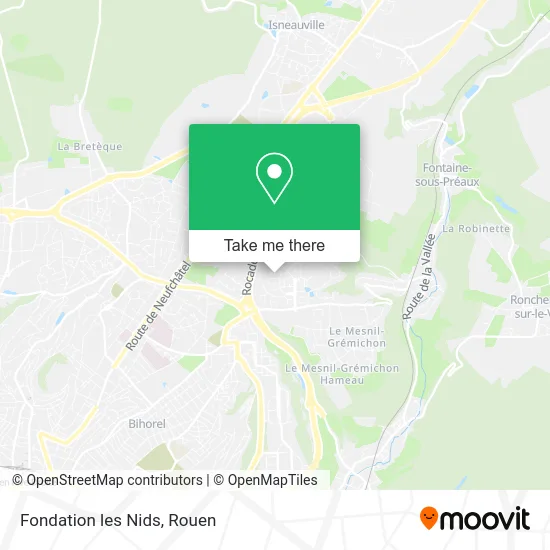 Fondation les Nids map