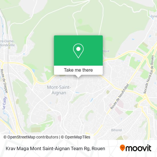Krav Maga Mont Saint-Aignan Team Rg map