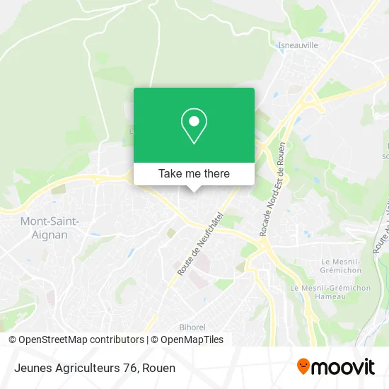 Jeunes Agriculteurs 76 map