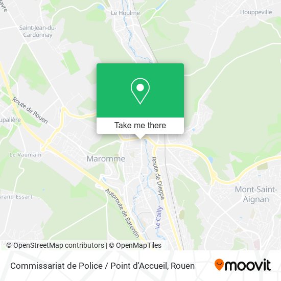Commissariat de Police / Point d'Accueil map