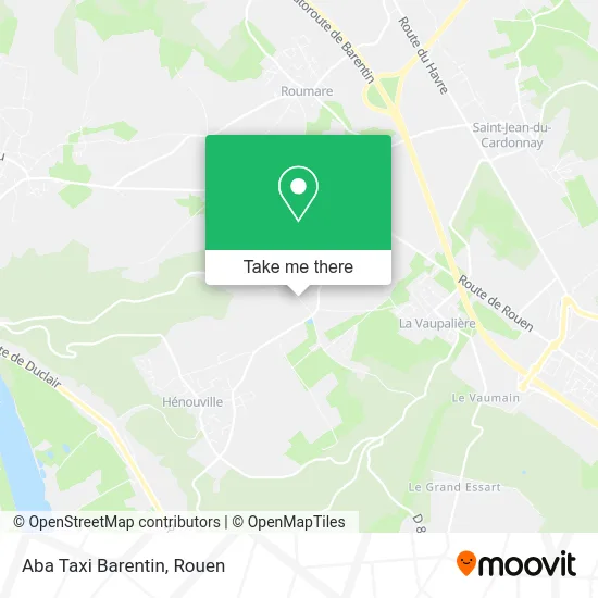 Aba Taxi Barentin map