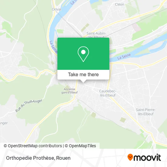 Orthopedie Prothèse map