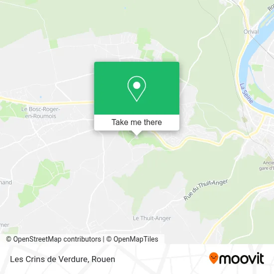 Les Crins de Verdure map