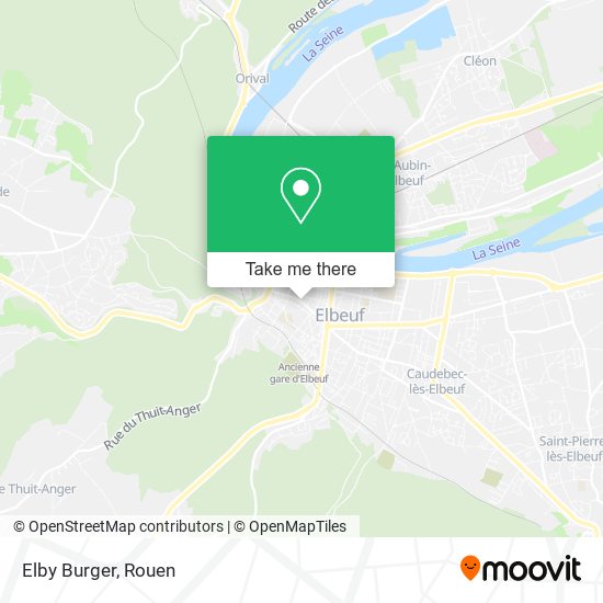 Elby Burger map