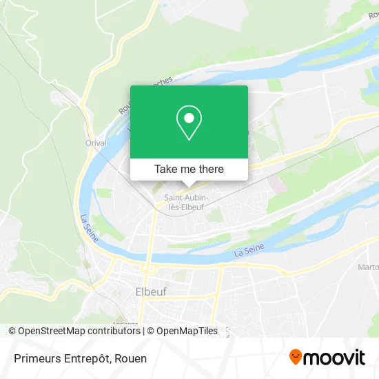 Primeurs Entrepôt map