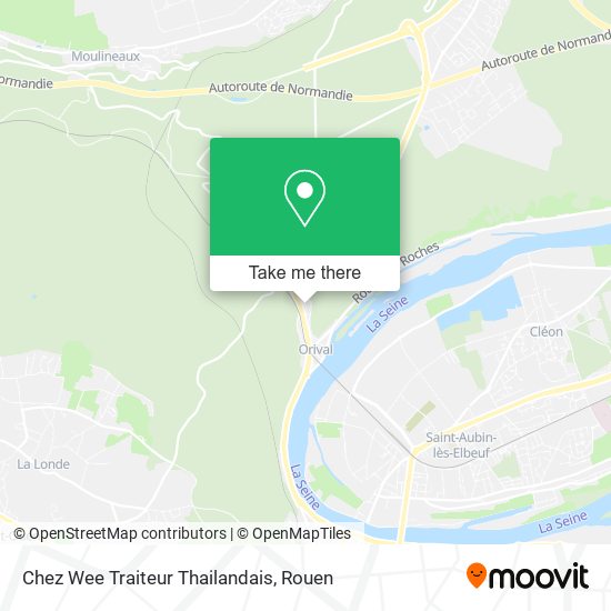 Chez Wee Traiteur Thailandais map