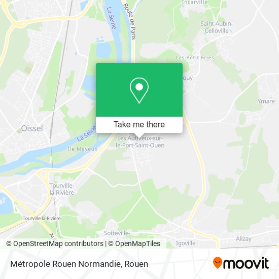 Métropole Rouen Normandie map
