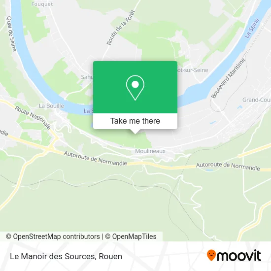 Le Manoir des Sources map