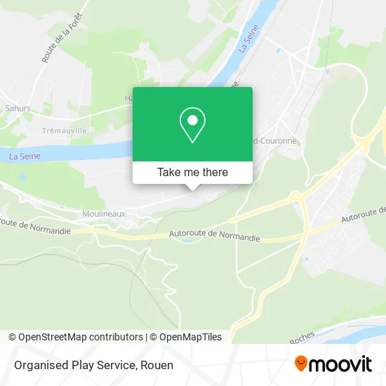 Organised Play Service map