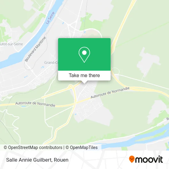 Salle Annie Guilbert map