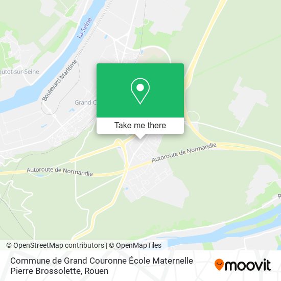 Commune de Grand Couronne École Maternelle Pierre Brossolette map