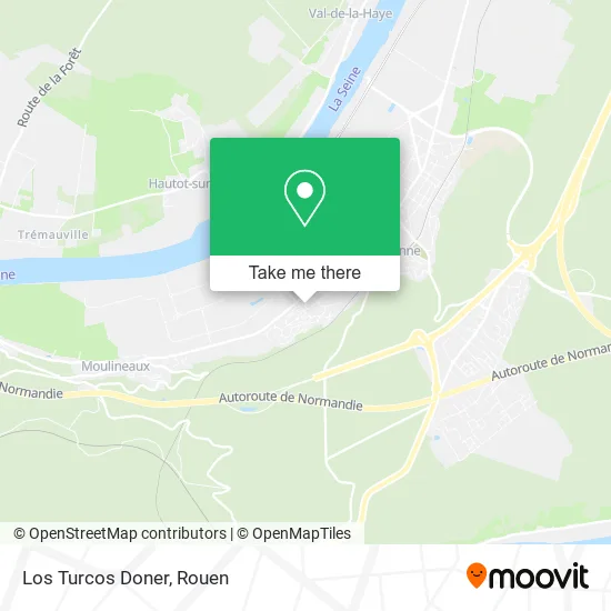 Los Turcos Doner map