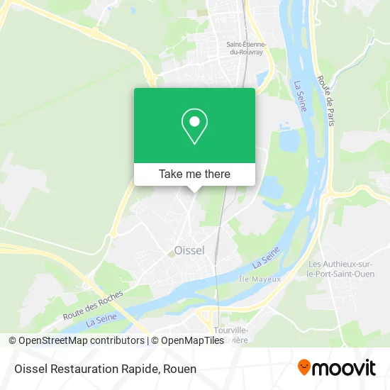 Oissel Restauration Rapide map