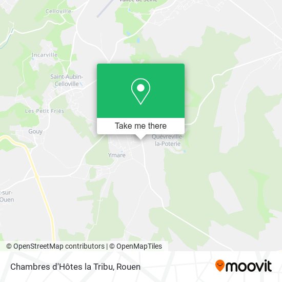 Chambres d'Hôtes la Tribu map