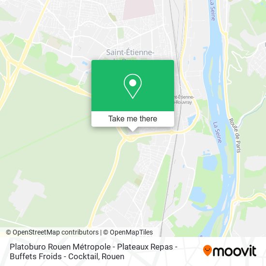 Platoburo Rouen Métropole - Plateaux Repas - Buffets Froids - Cocktail map