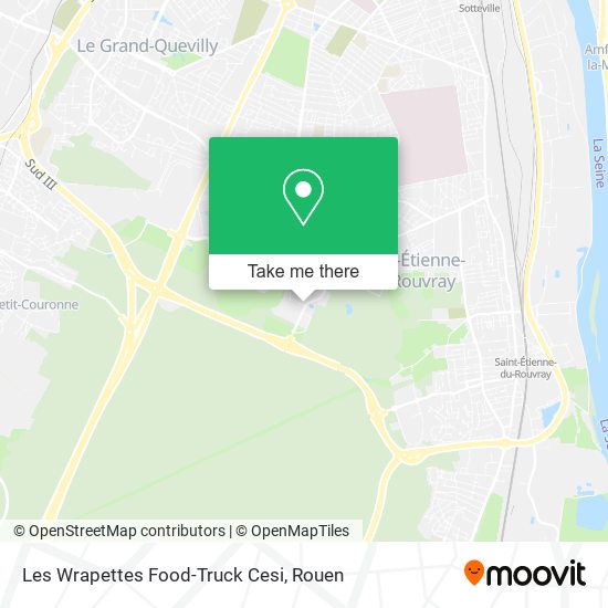 Les Wrapettes Food-Truck Cesi map