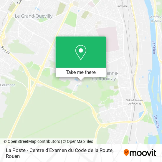 La Poste - Centre d'Examen du Code de la Route map