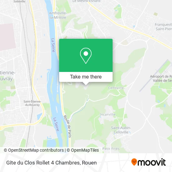 Gîte du Clos Rollet 4 Chambres map