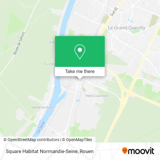 Square Habitat Normandie-Seine map