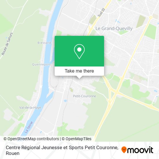 Centre Régional Jeunesse et Sports Petit Couronne map