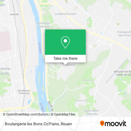 Boulangerie les Bons Co'Pains map