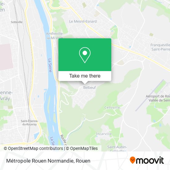 Métropole Rouen Normandie map