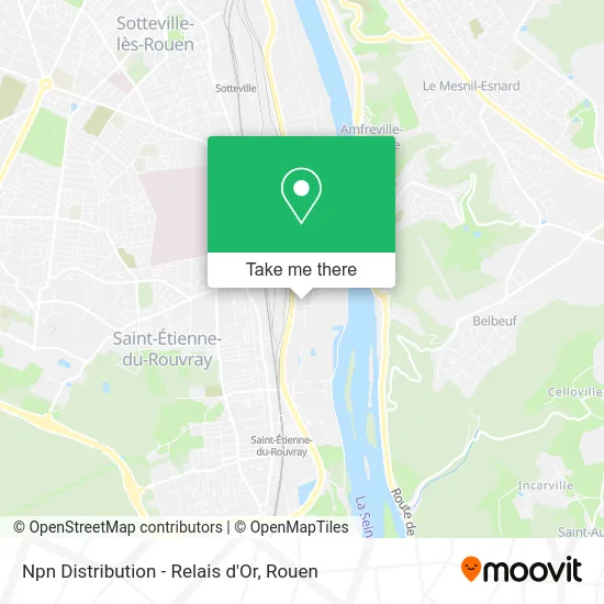 Npn Distribution - Relais d'Or map