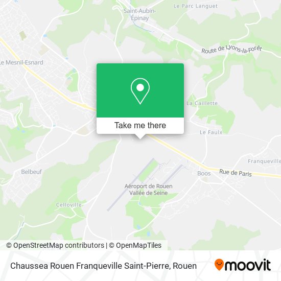 Chaussea Rouen Franqueville Saint-Pierre map