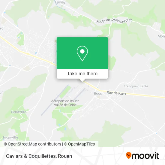 Caviars & Coquillettes map