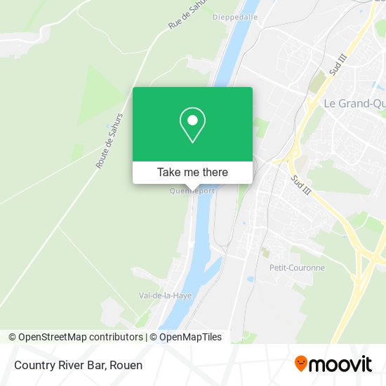 Country River Bar map