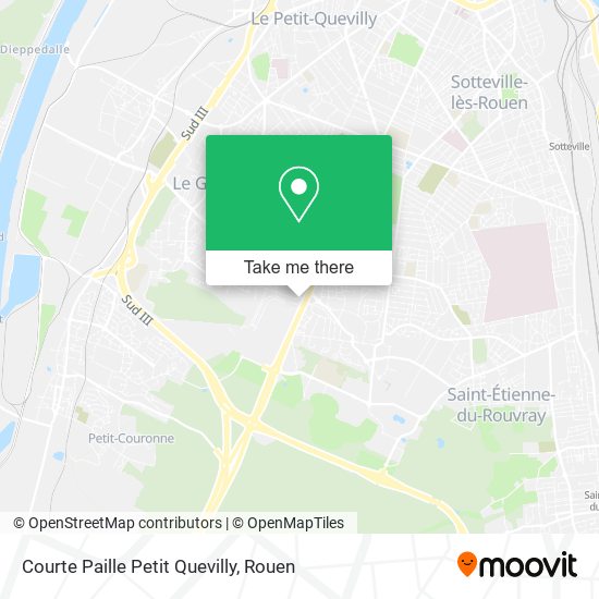 Courte Paille Petit Quevilly map