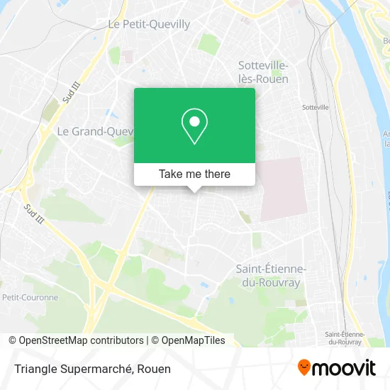 Triangle Supermarché map