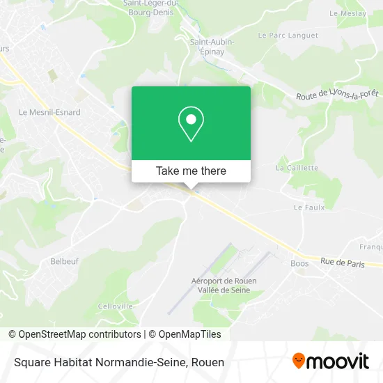 Square Habitat Normandie-Seine map